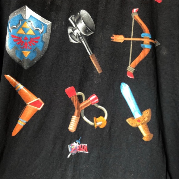 Vintage Zelda Ocarina Of time Shirt - Picture 3 of 3